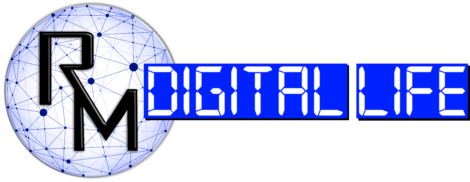 RM Digital Life Logo lang BLAU